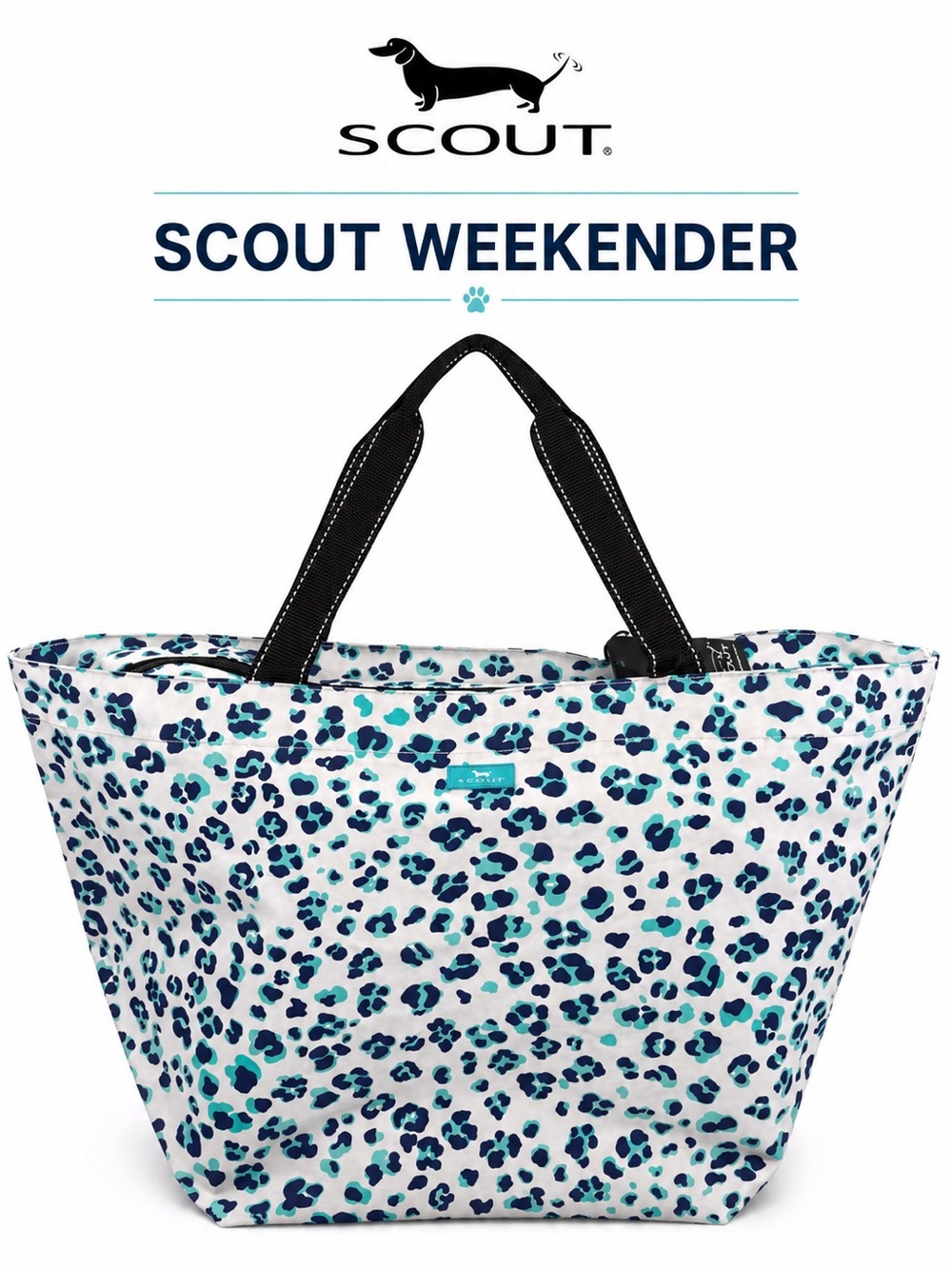 SCOUT Cool Cat Weekender Travel Tote Bag NWT Large Carryall